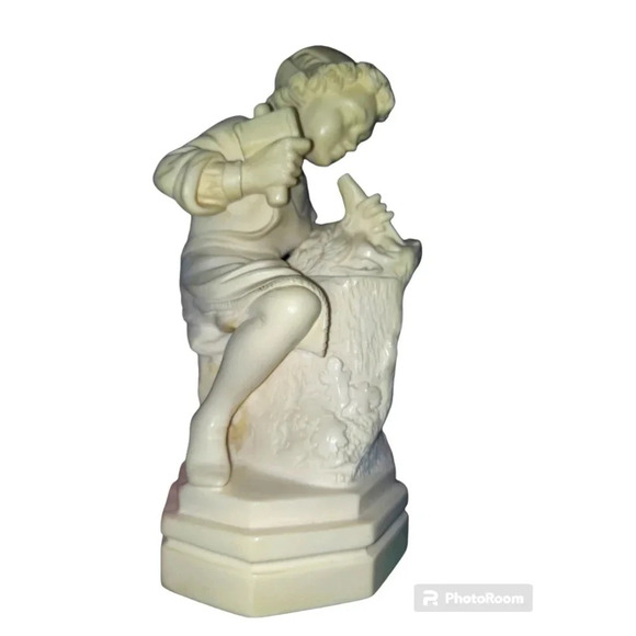 Gino Ruggeri Other - Vintage Sculptor by Gino Ruggeri of Young Michaelangelo